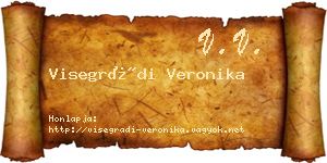 Visegrádi Veronika névjegykártya